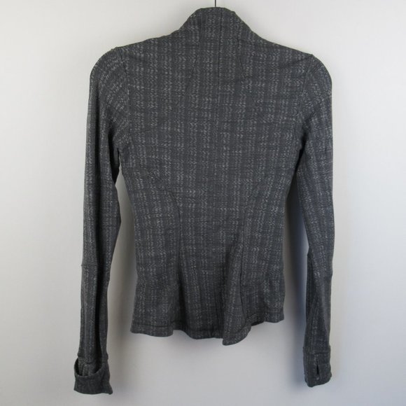 Lululemon Forme Jacket Cuffins in Ziggy Wee October Angel Wing sz 4 - Picture 2 of 6
